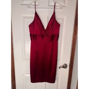 ABS Allen Schwartz Women's‎ Red Dress - Size 8